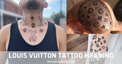 Louis Vuitton tattoo meaning gang